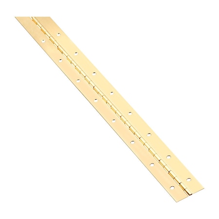 National Hardware National Hardware 48 in. L Brass-Plated Continuous Hinge 1 pk N148-304